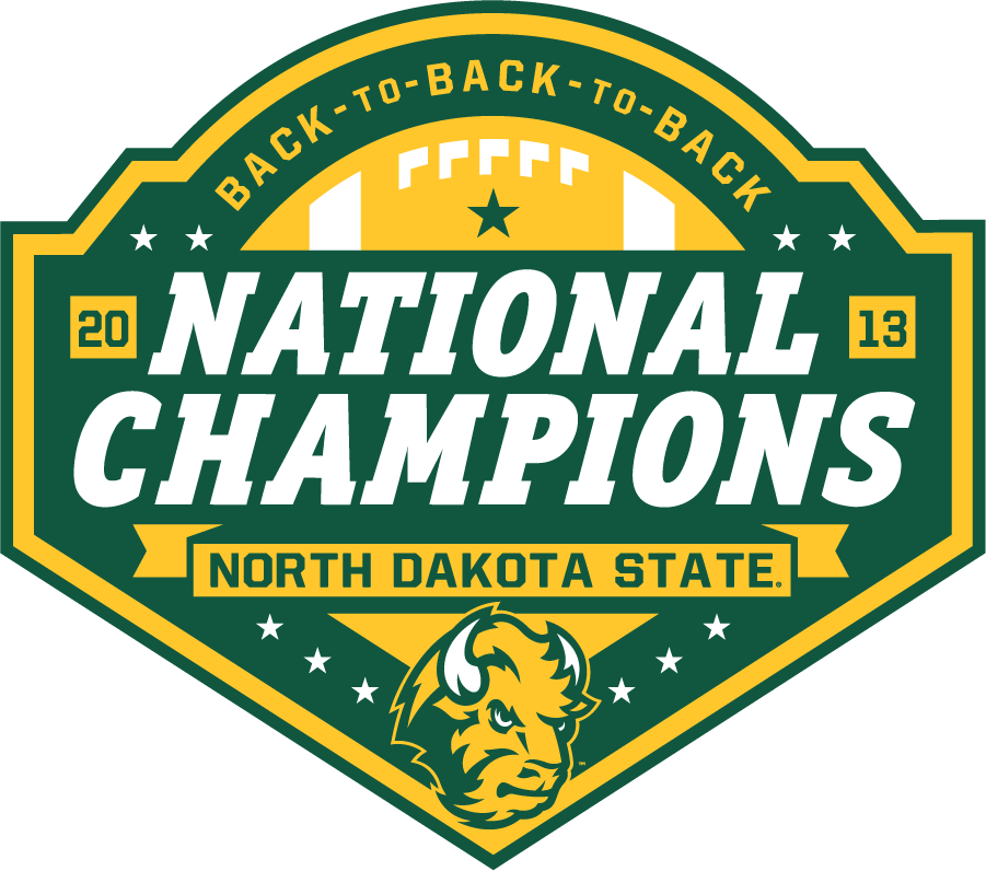 North Dakota State Bison 2013 Champion Logo iron on transfers for T-shirts